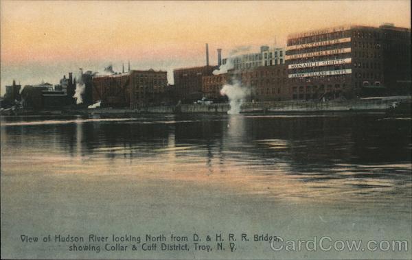 View of Hudson River Looking North From D & H R.R. Bridge