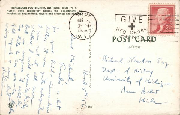 Back of Card