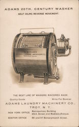 Adams 20th Century Washer - Self Oiling Reverse Movement