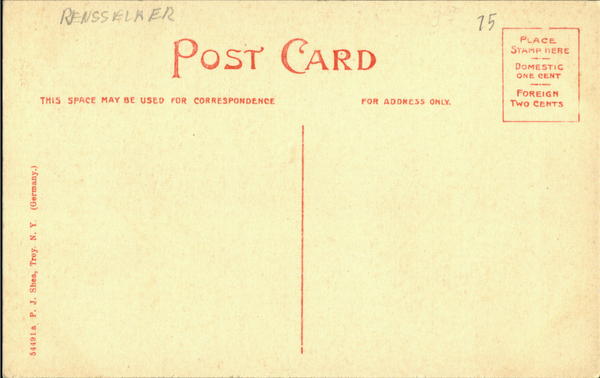 Back of Card